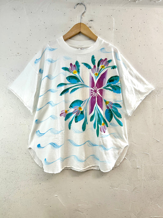 Vintage Hand Painted T-Shirt 〜 JERZEES 〜  [G32922]