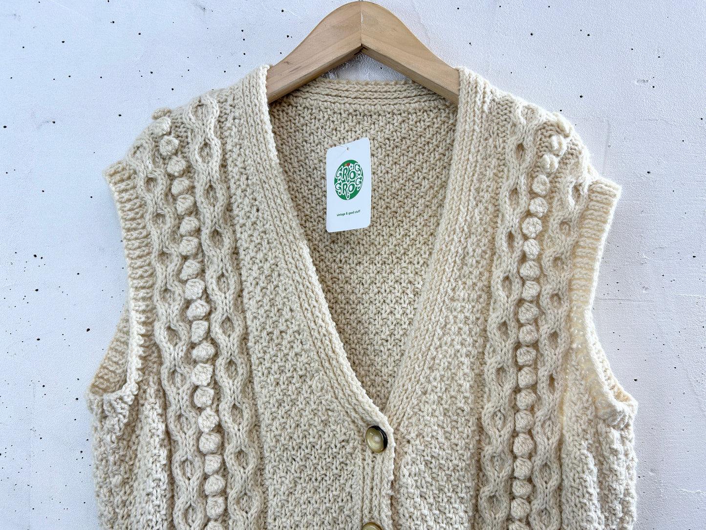 Vintage Knit Vest [K30919]