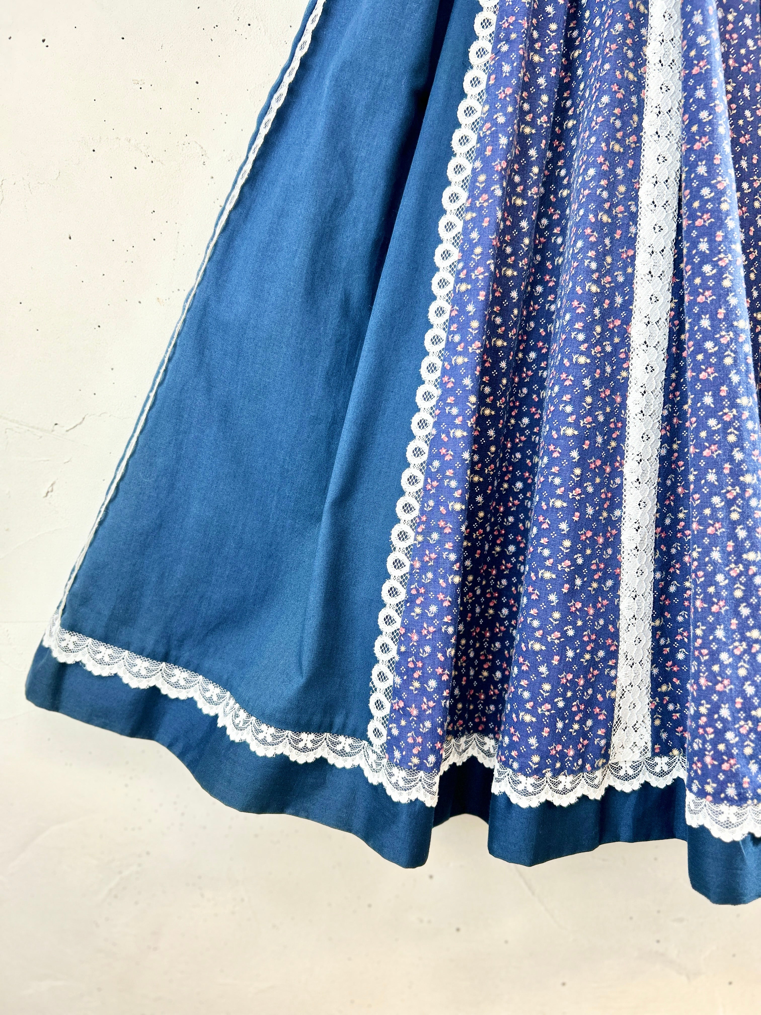 70s Patchwork Skirt Reversible [H30864] – GROGGROG