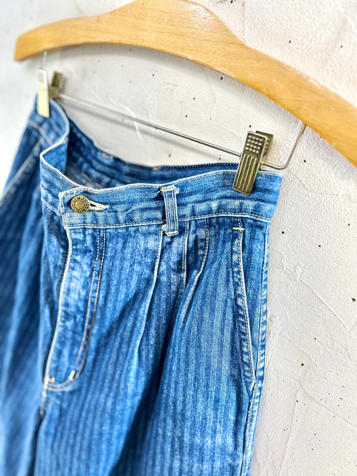 Vintage Denim Stripe Pants  [K30741]