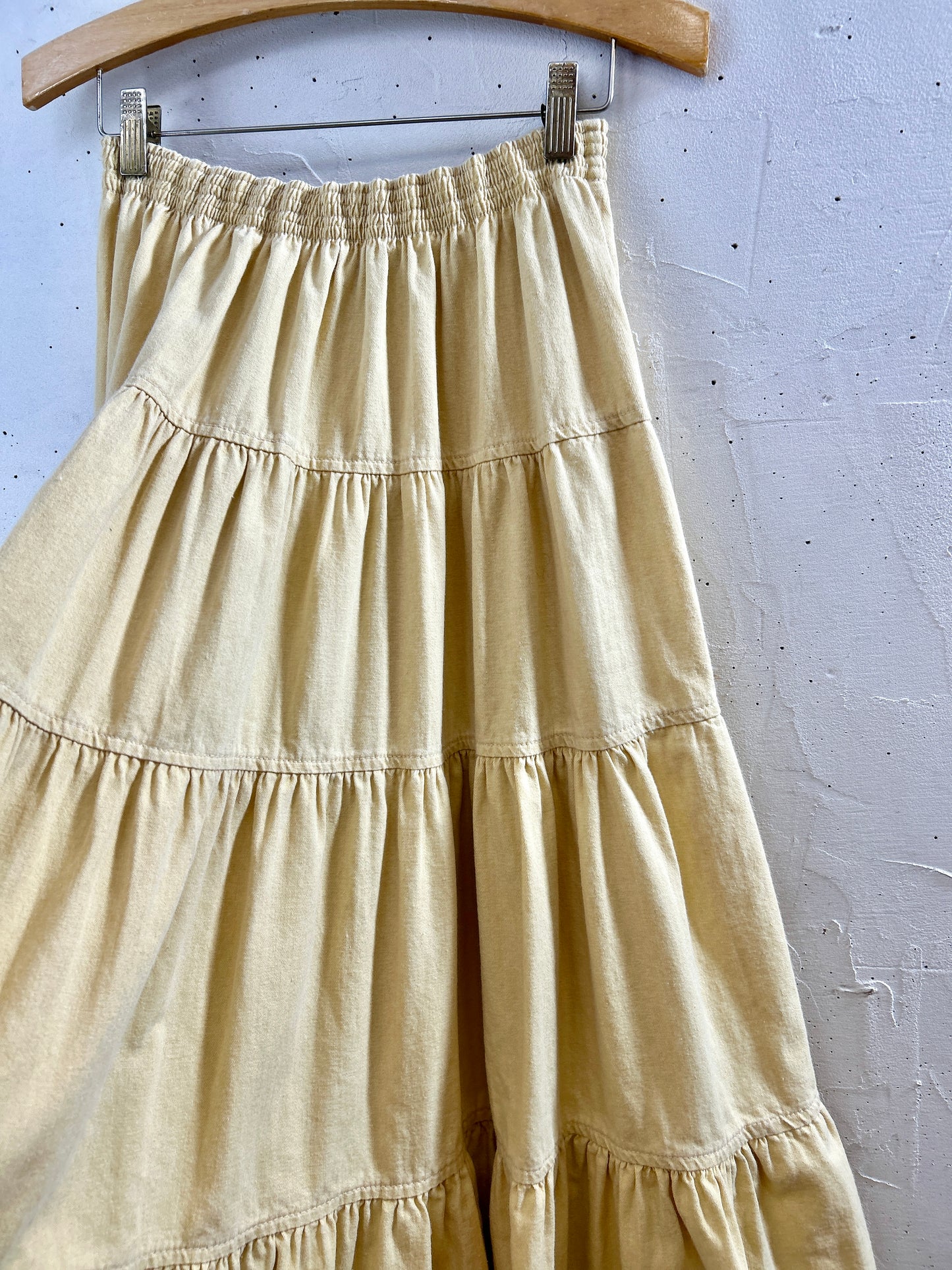 Vintage Tiered Skirt MADE IN USA [I30347]