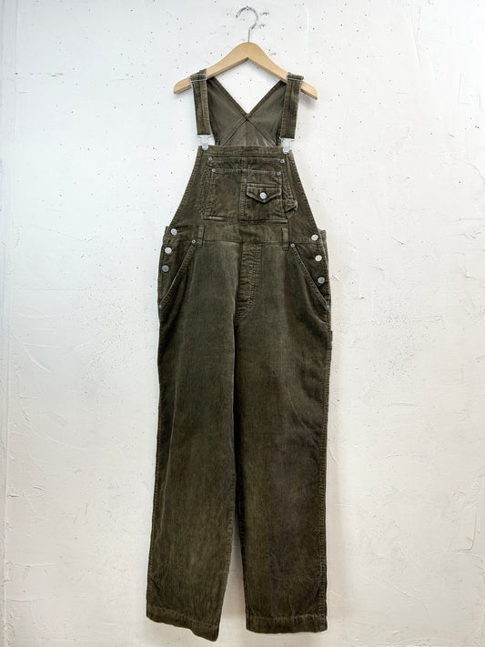 Vintage Corduroy Overalls [A31277]