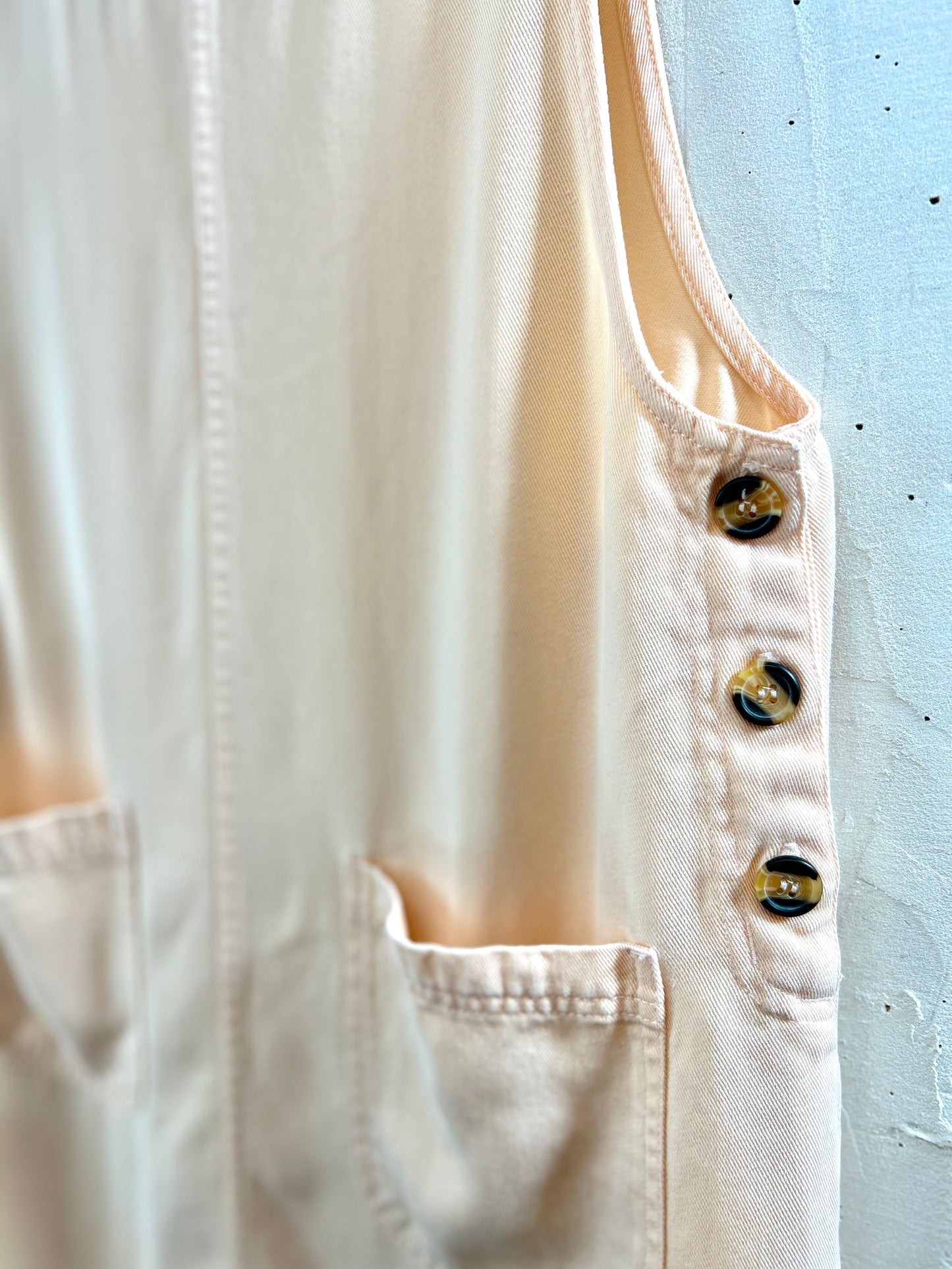 Vintage Denim Over Dress [F30507]