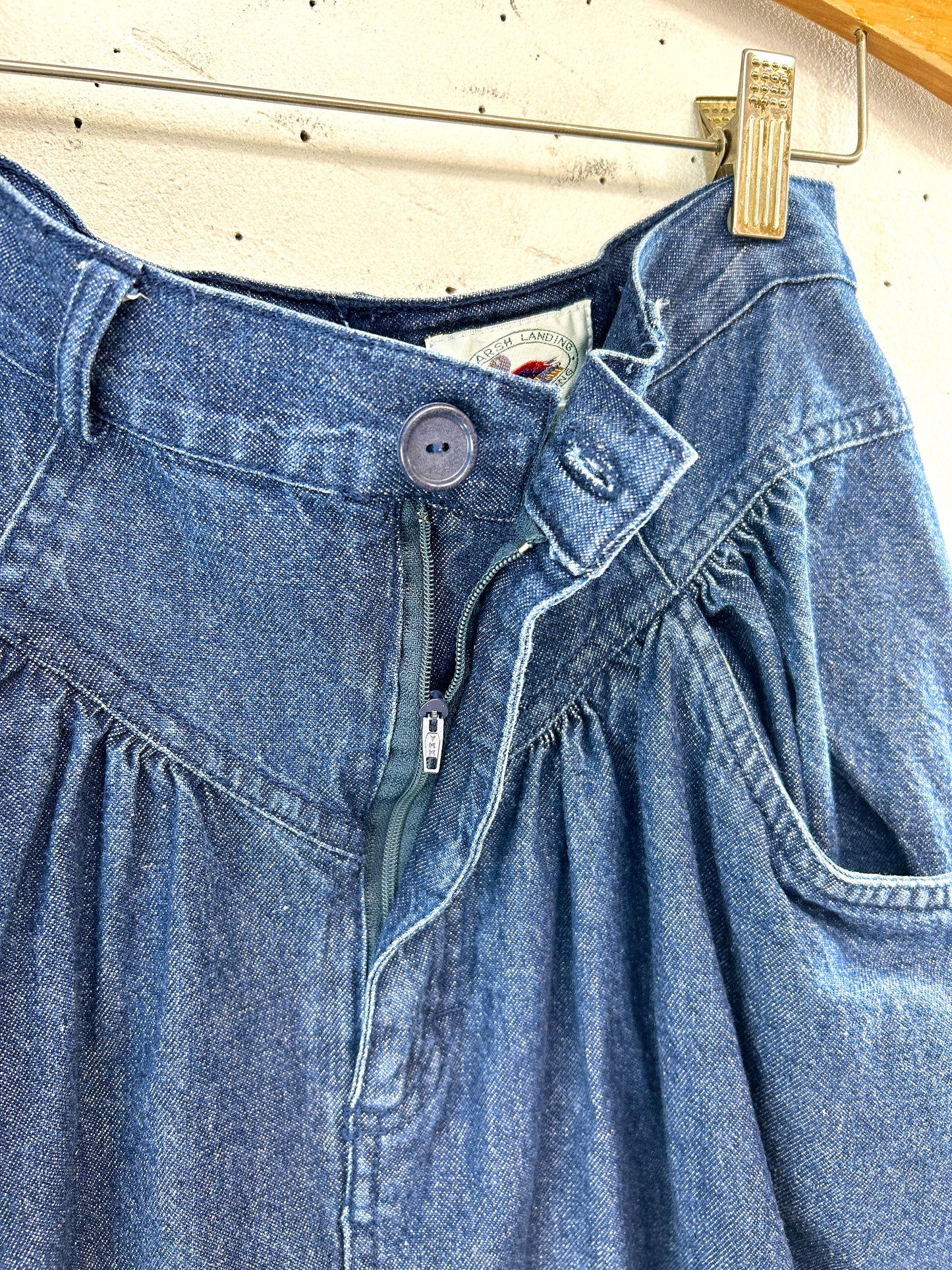 Vintage Denim Skirt 〜MARSH LANDING〜 [E32432]