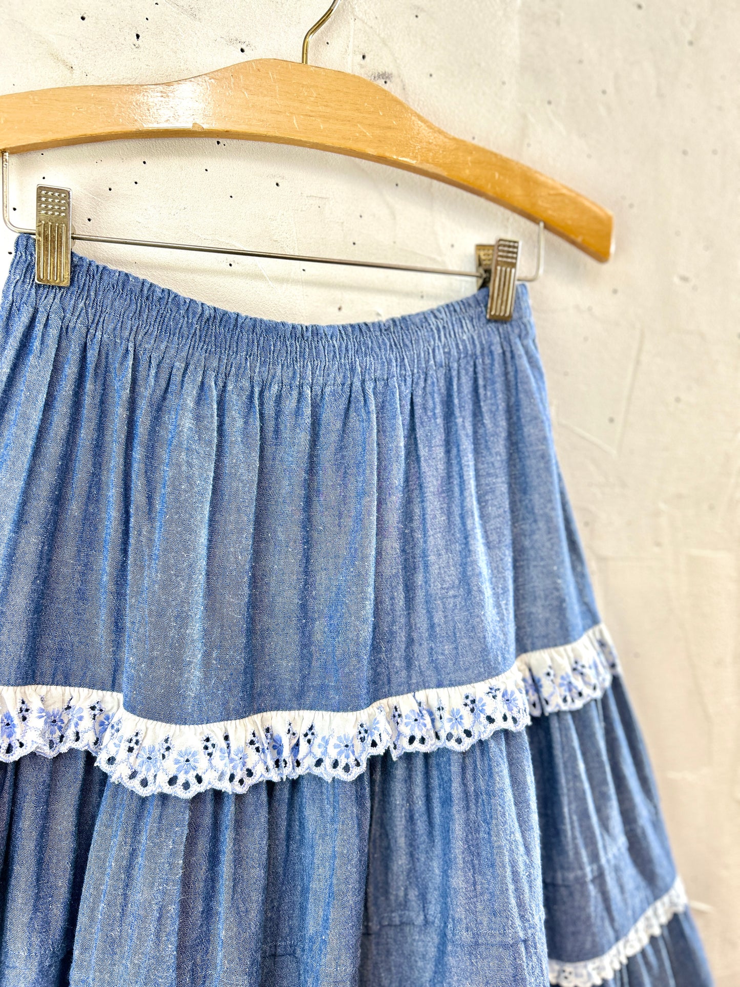 Vintage Chambray Skirt [I30242]