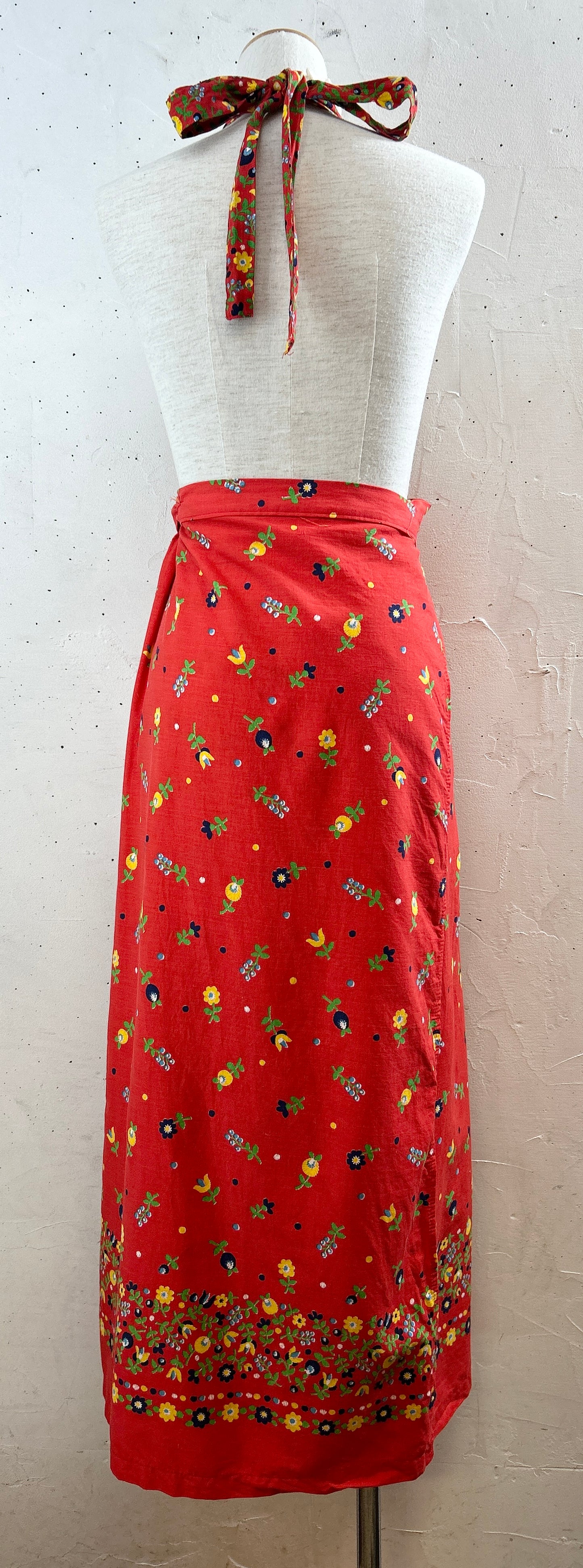 Vintage Dress ‘70s MADE IN USA [H30843]