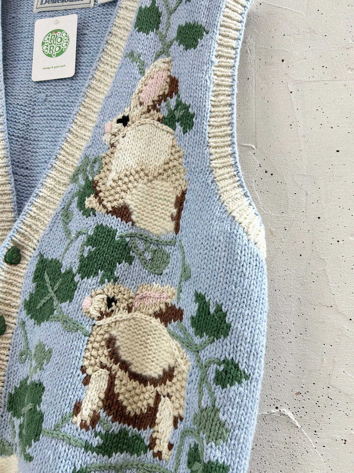 Vintage Knit Vest [J34178]