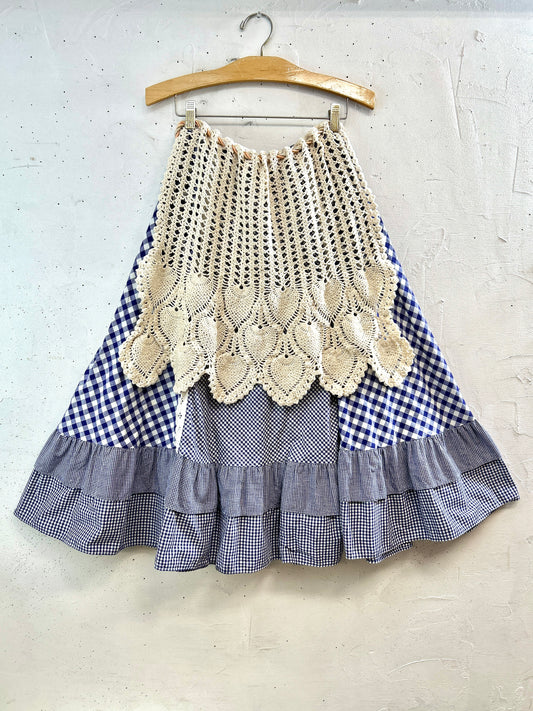 Vintage Crochet Apron [A31291]