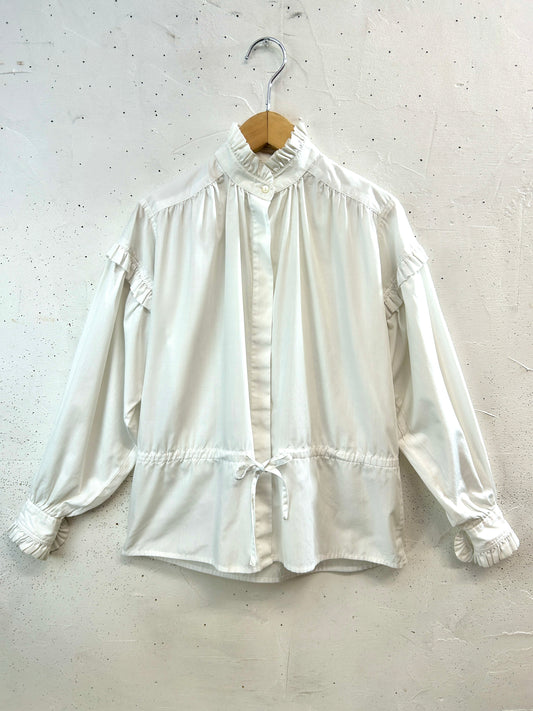 Vintage White Blouse [C31830]