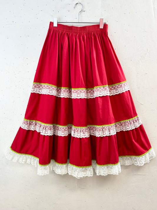 Vintage Tiered Skirt [H30772]