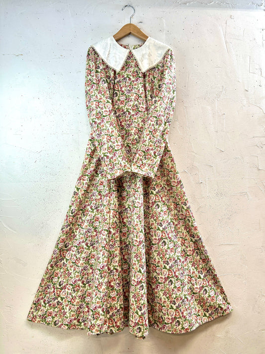'80s Vintage Dress 〜JESSICA McCLINTOCK〜 MADE IN USA [G32969]