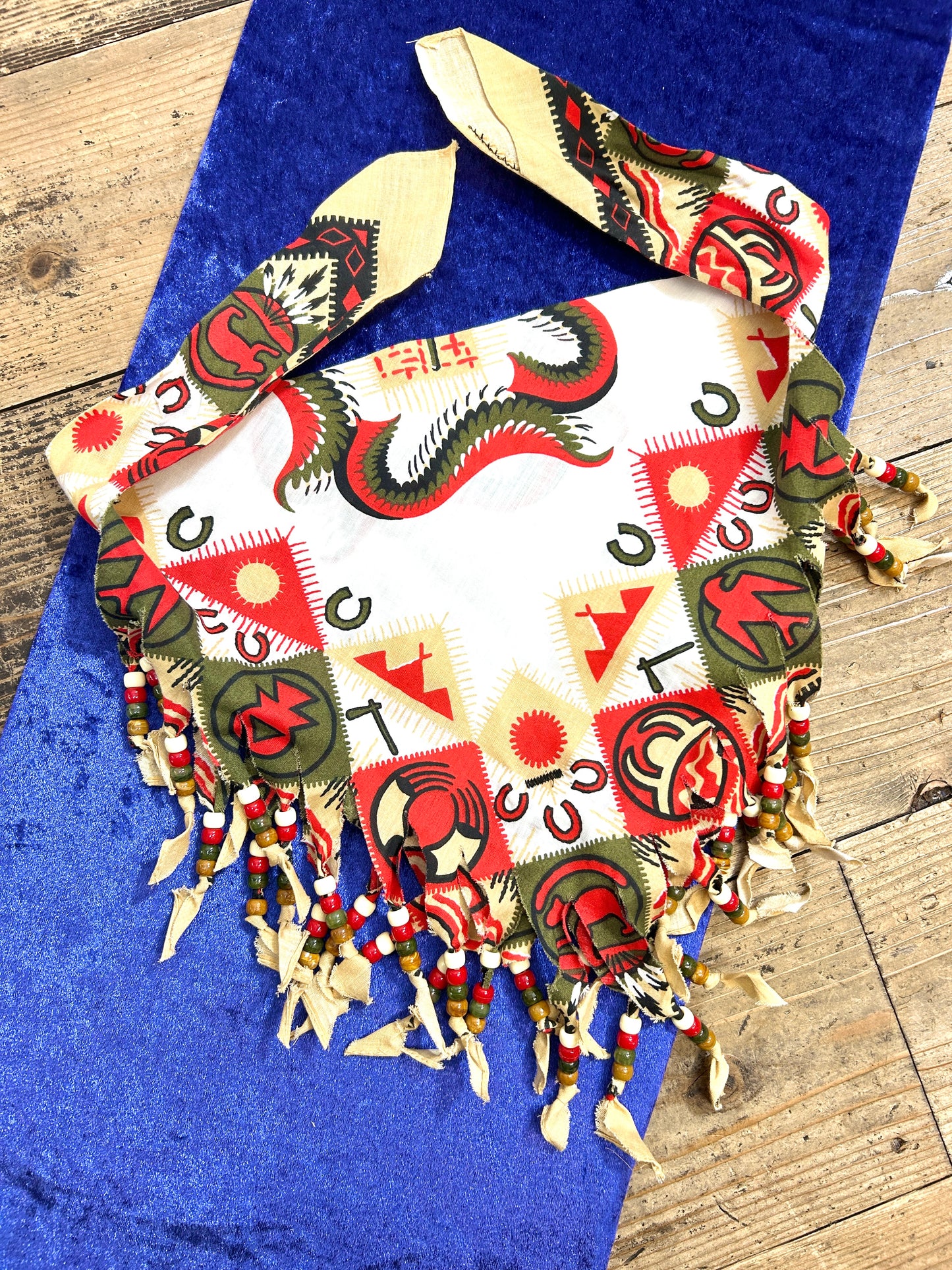 Vintage neck bandana [I30344]