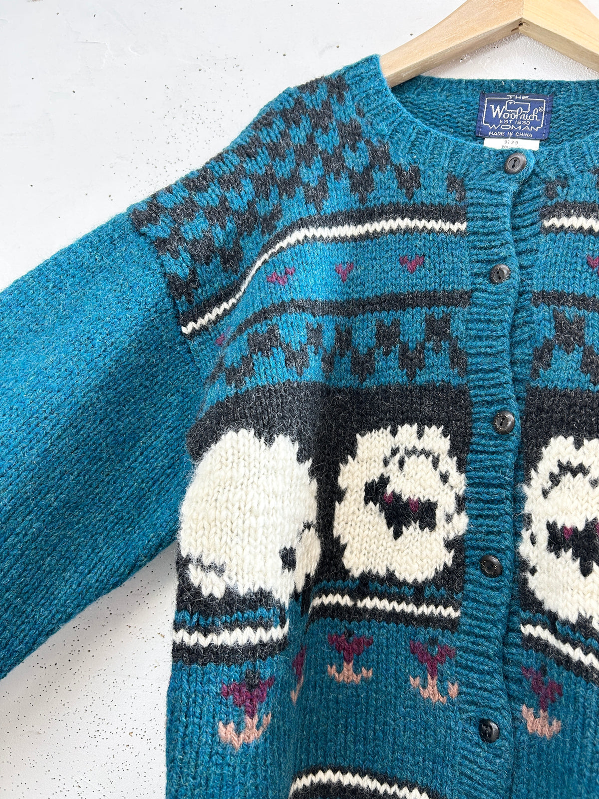 Vintage Knit Cardigan 〜Woolrich〜 [I33881]