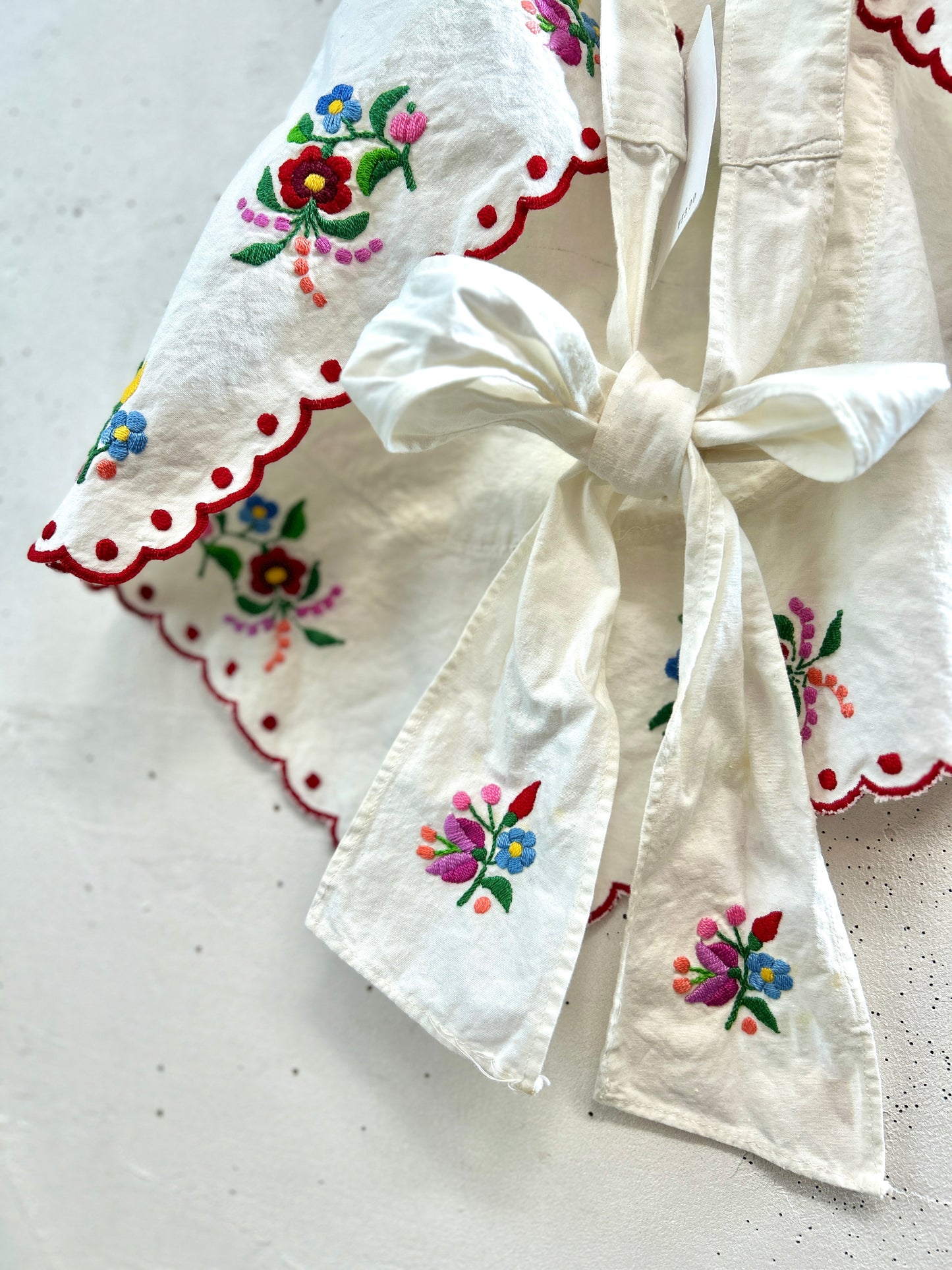 Vintage Embroidery Apron [A31292]