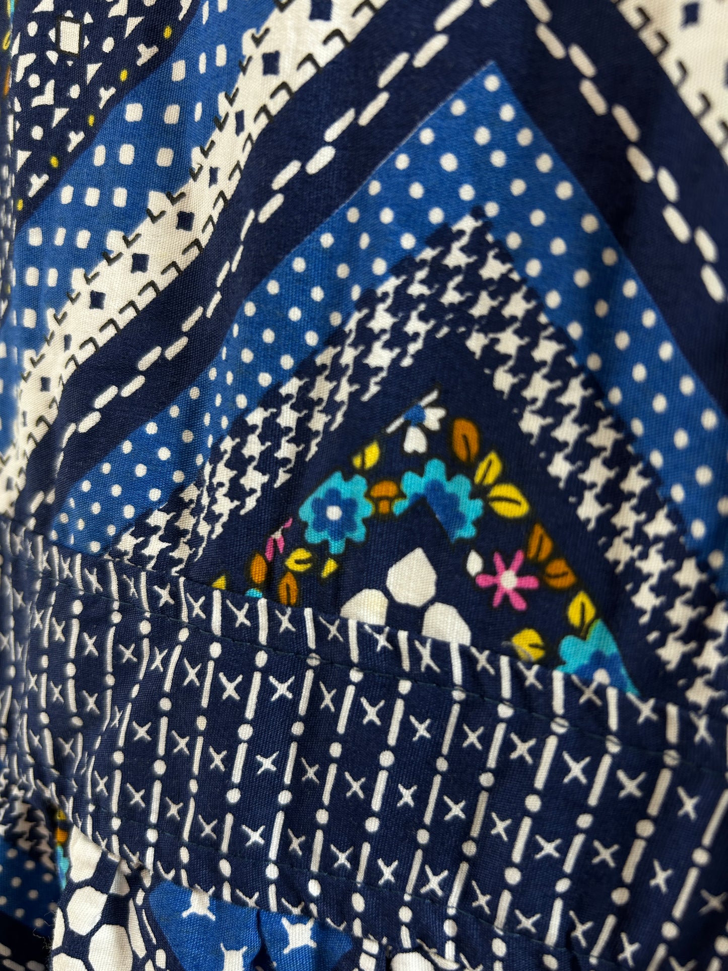 Vintage Dress ’70s Apron [H30837]