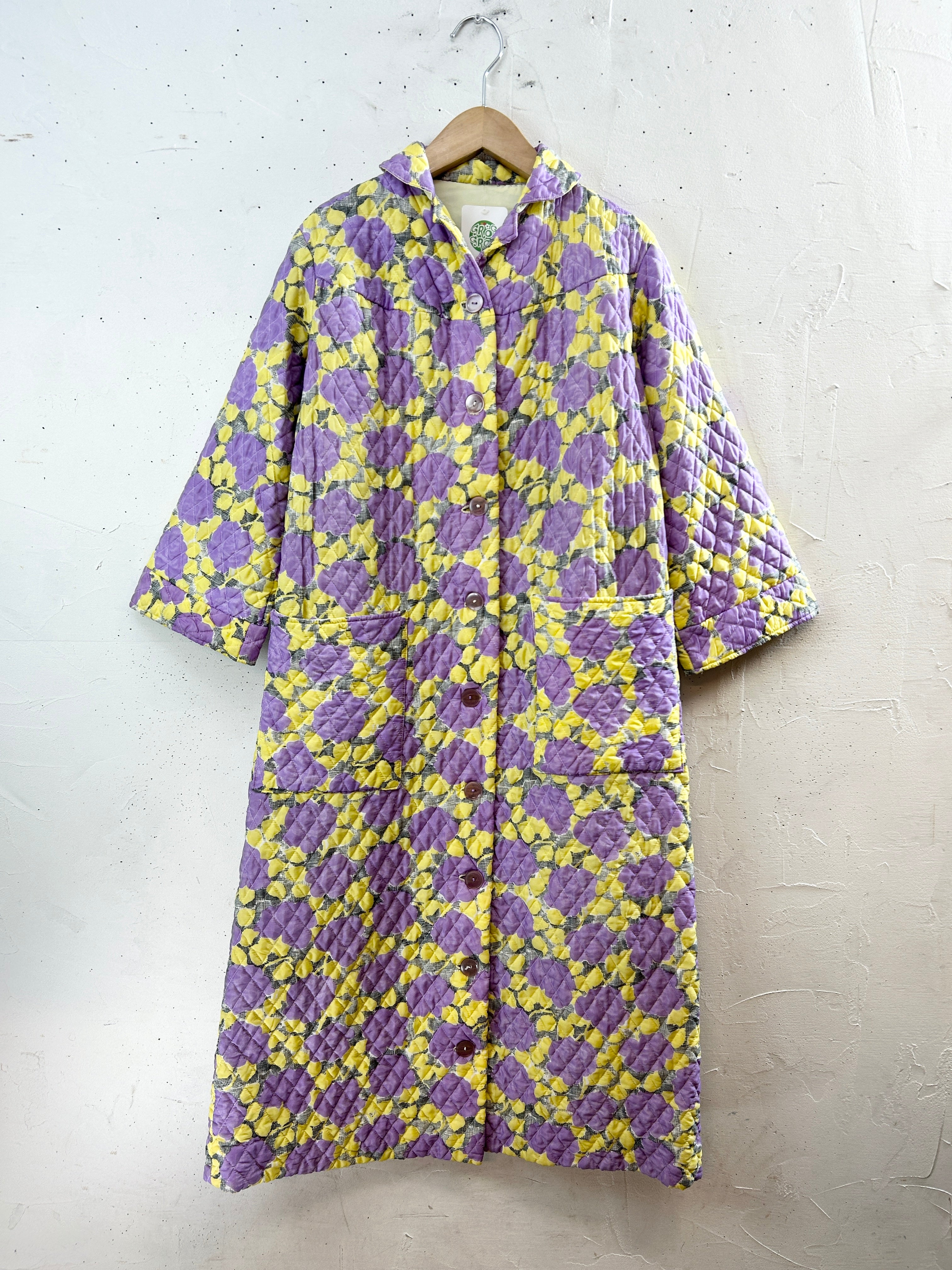 60s Vintage Quilting Gown [I30304] – GROGGROG