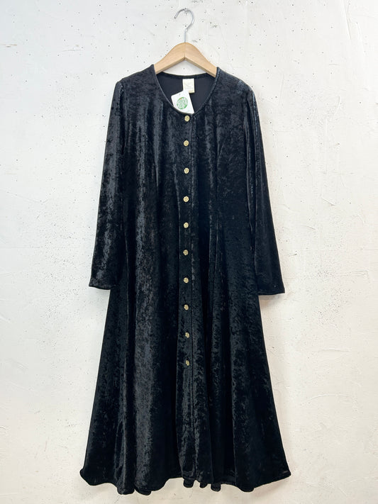 Vintage Velours Dress [I34011]