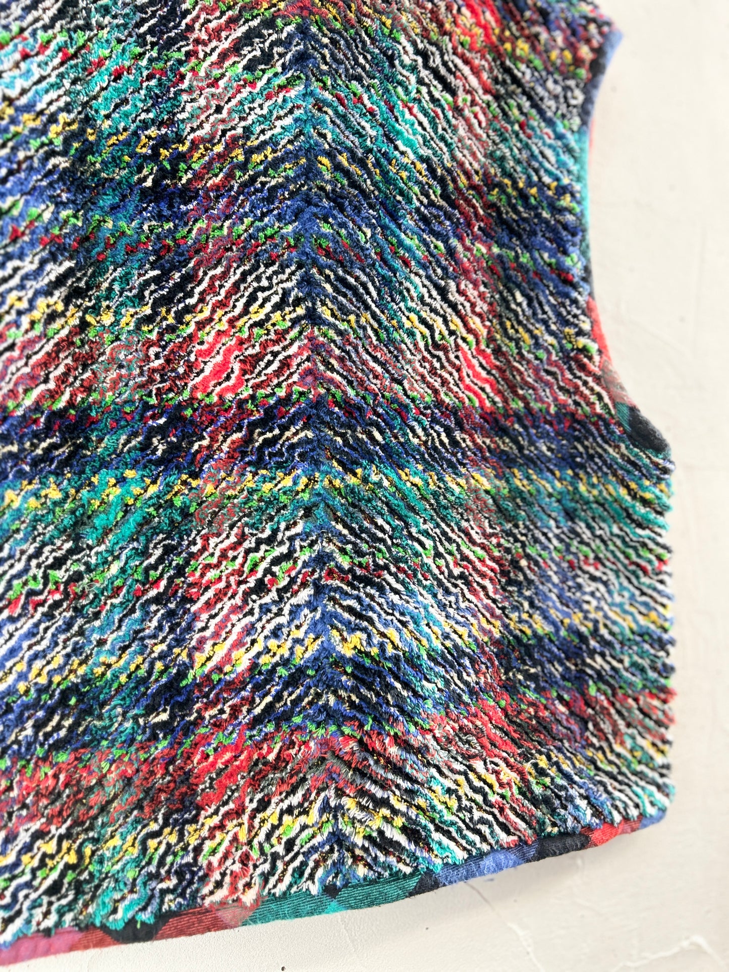Vintage Slash Quilt Vest [C31811]
