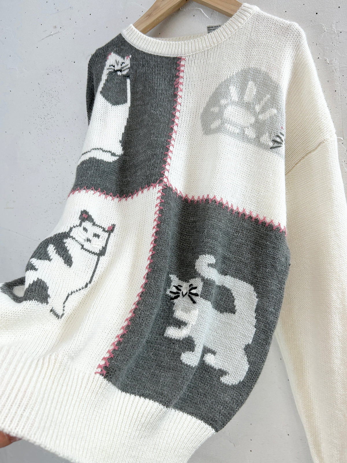 Vintage Knit Sweater [J34222]
