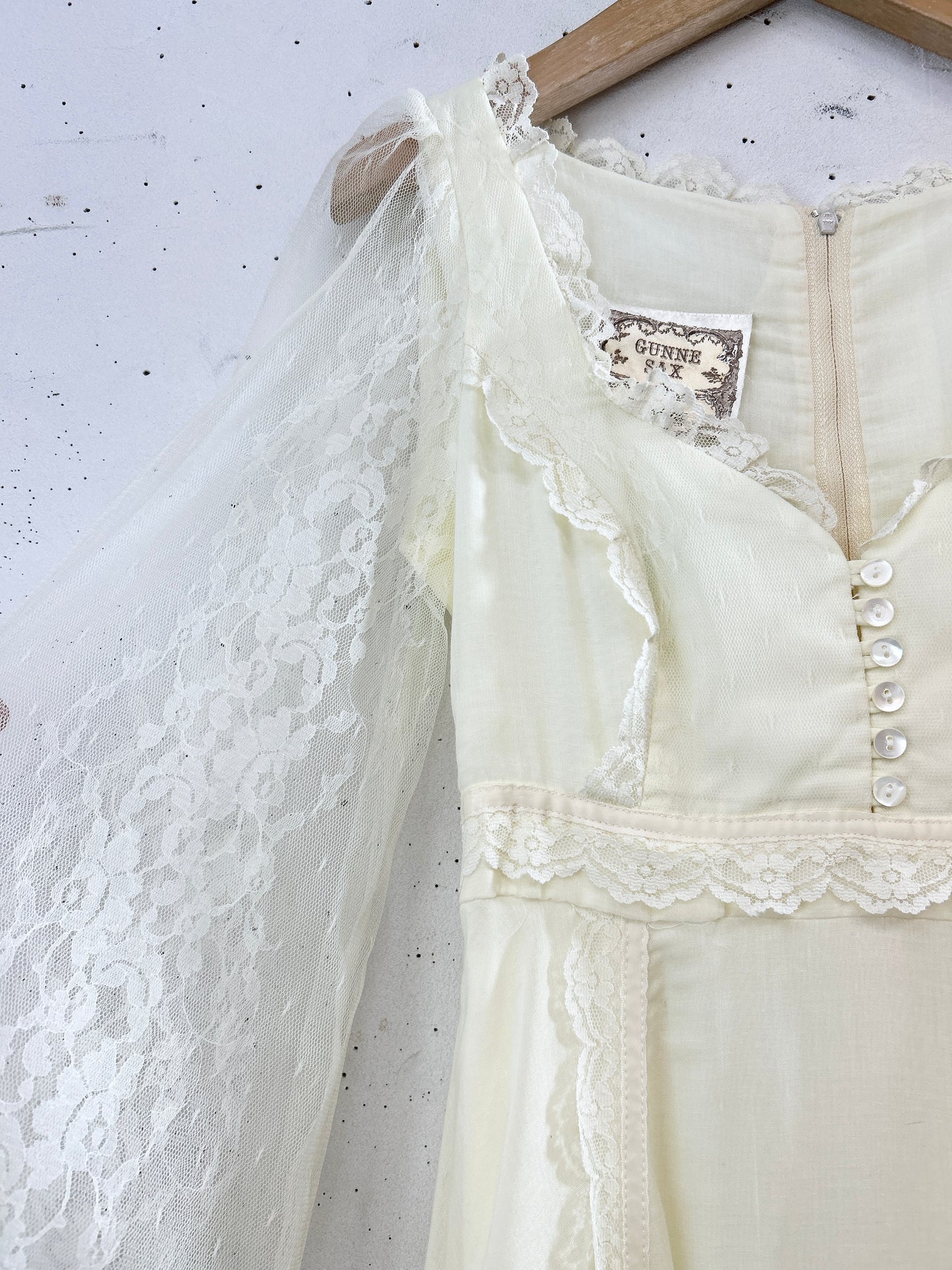 ’70s Vintage Dress でかタグ〜GUNNE SAX〜[F32815]