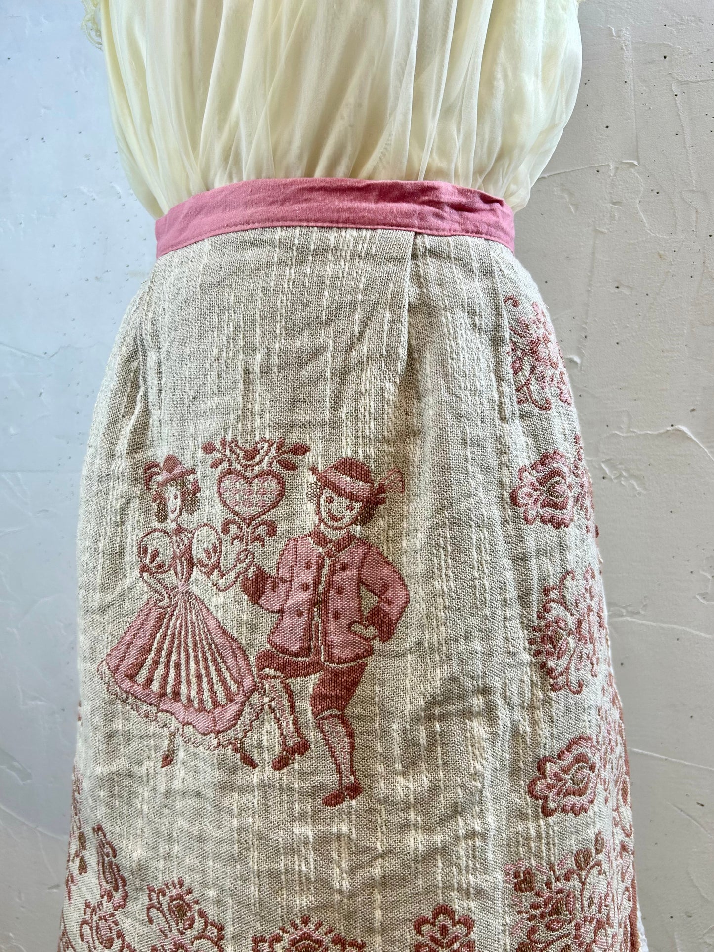 Vintage Tyrol Apron MADE IN AUSTRIA [G30714]