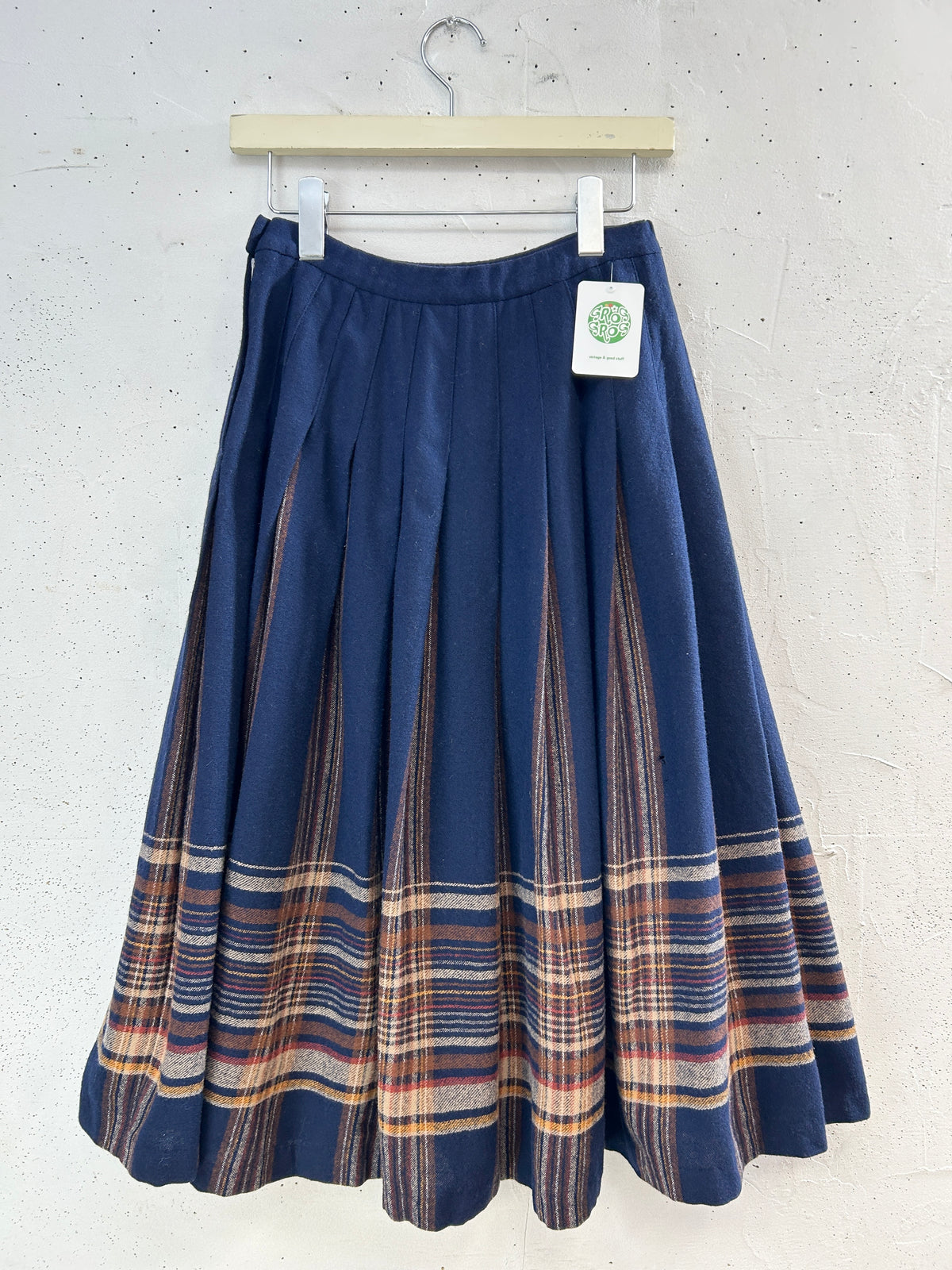 Vintage Plaid Skirt 〜Pendleton〜 [J34054]