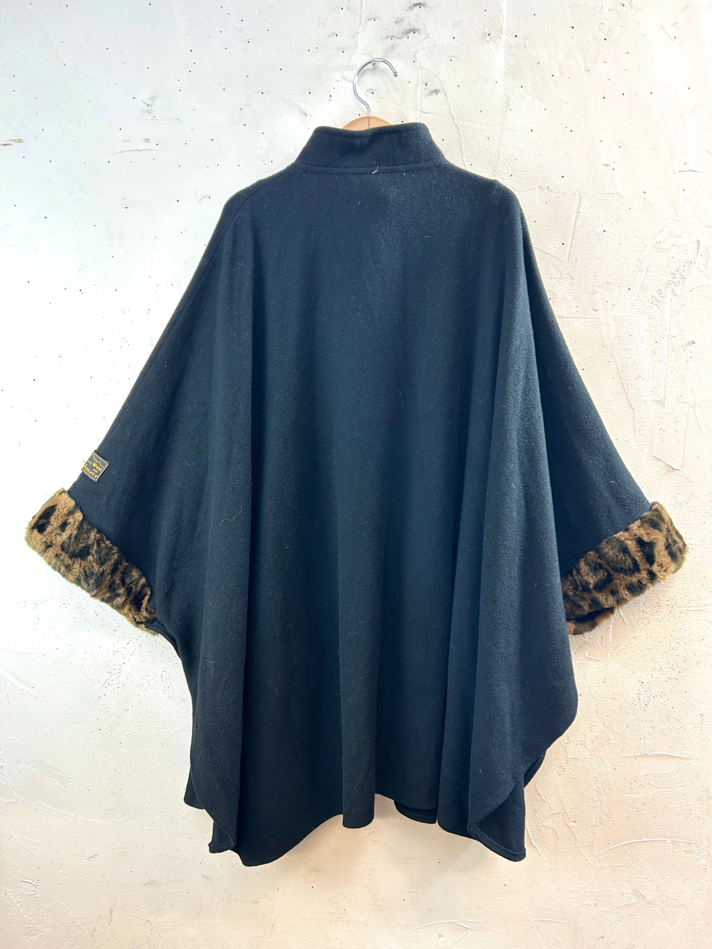 Vintage Cashmere Poncho  [K30853]