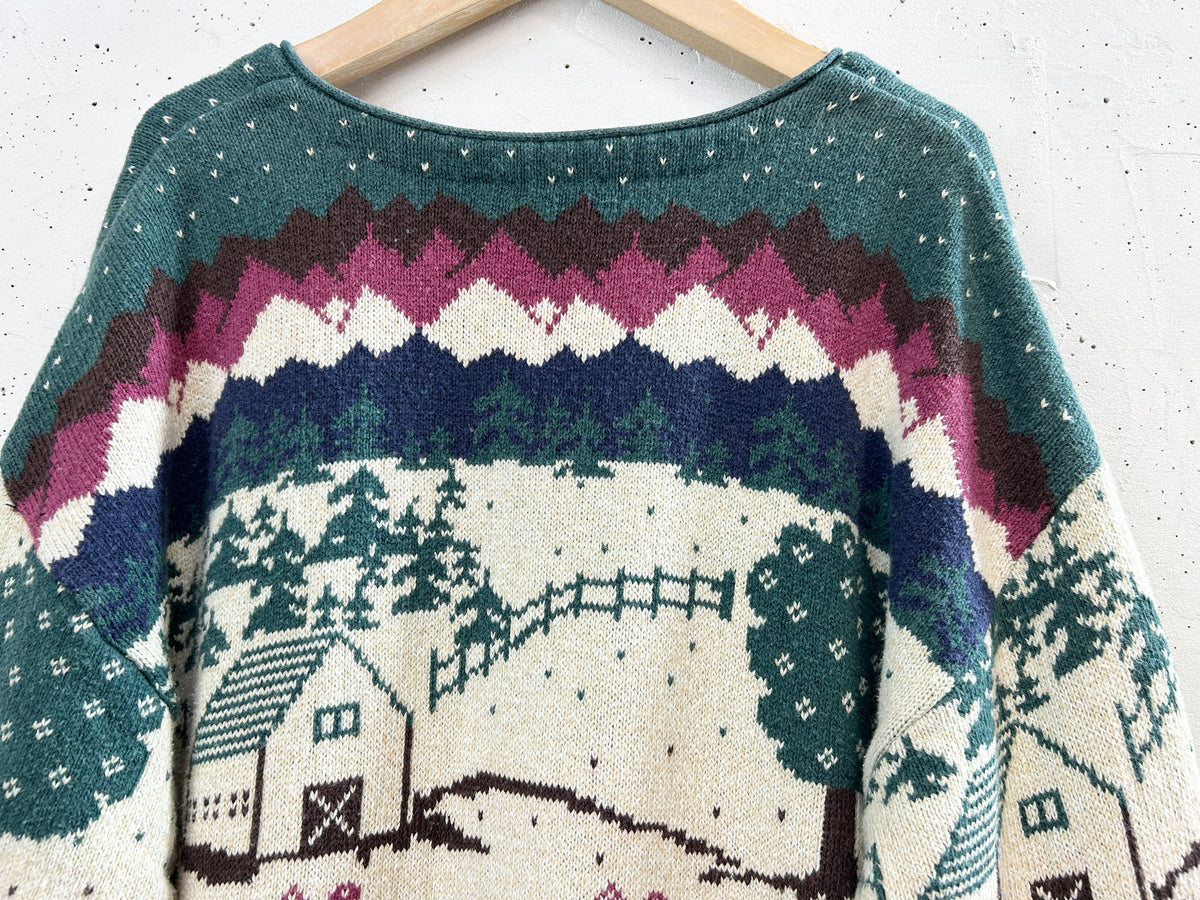 Vintage Cotton Knit Cardigan [J34185]