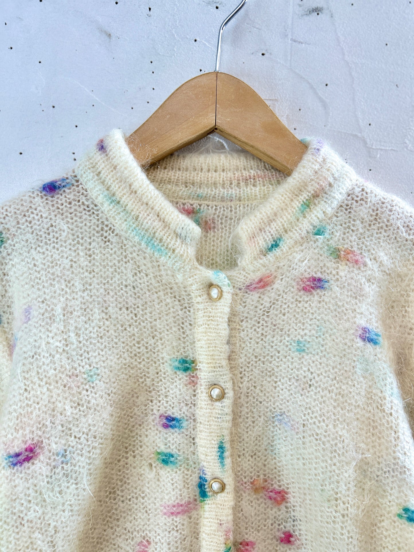 Vintage Mohair Knit Cardigan [K30839]