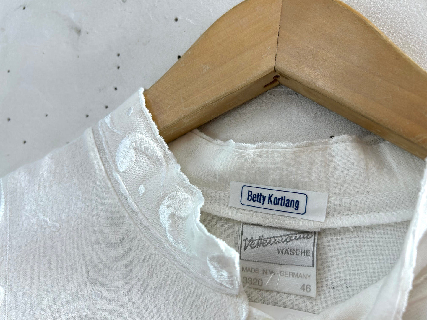 Vintage White Dress ~W.GERMANY~[D29998]