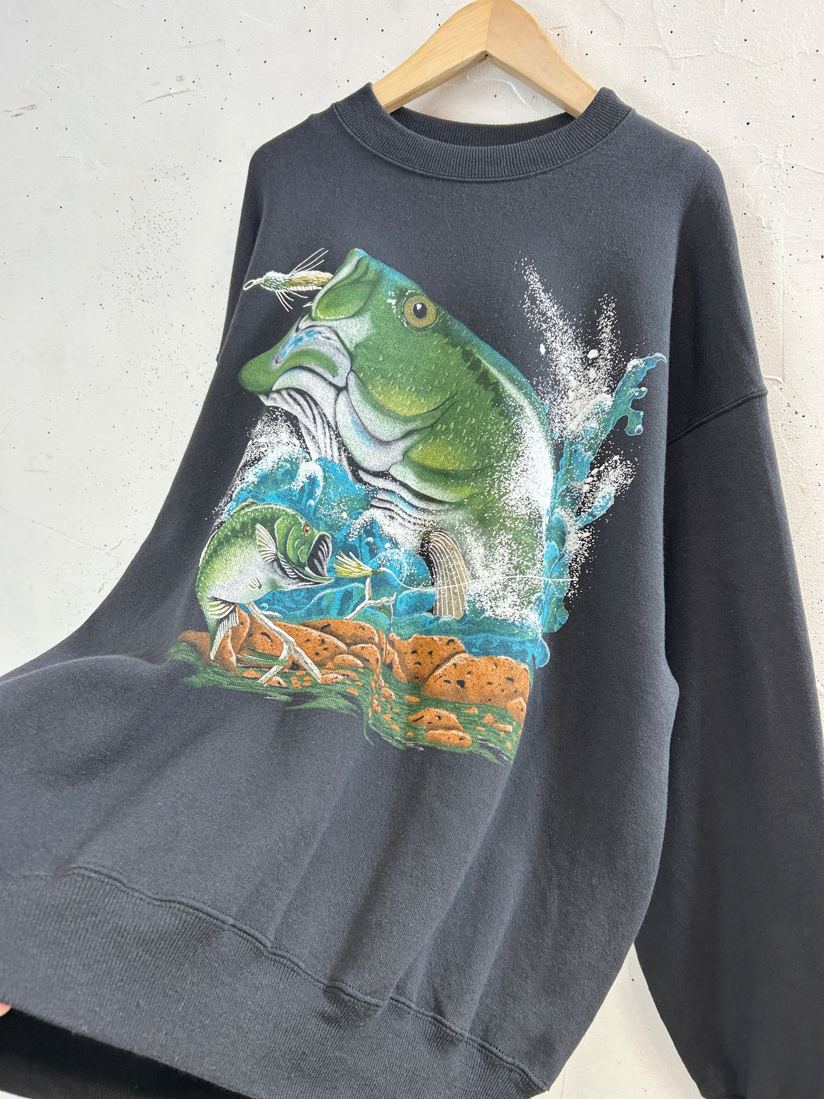 Vintage Sweat Black Bass [J34061]