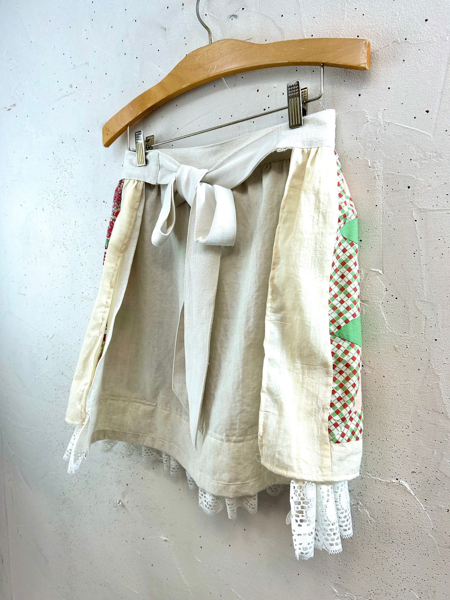 Vintage Apron 〜Funny dot CRAZY〜 [F32862]