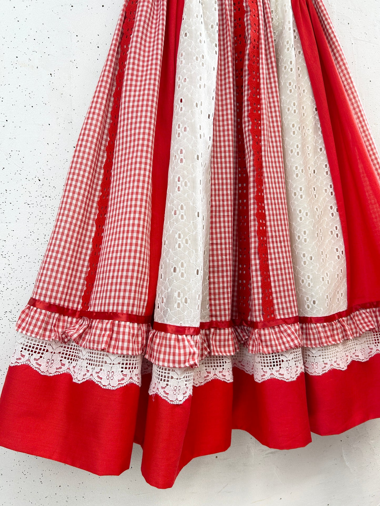 ’70s Vintage Skirt 〜carefree fashions〜 [H33376]