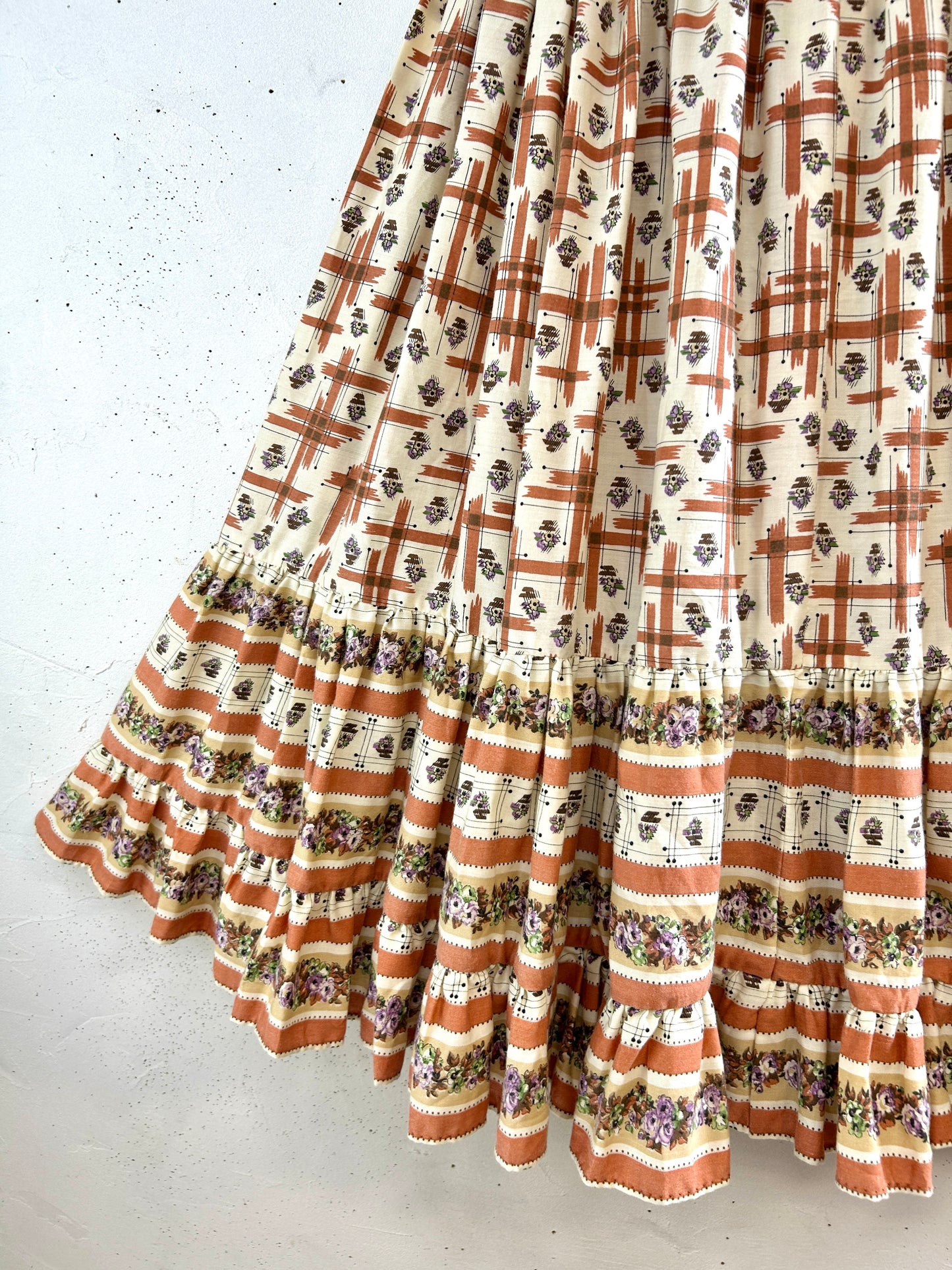 Vintage Tired Skirt  [F32878]