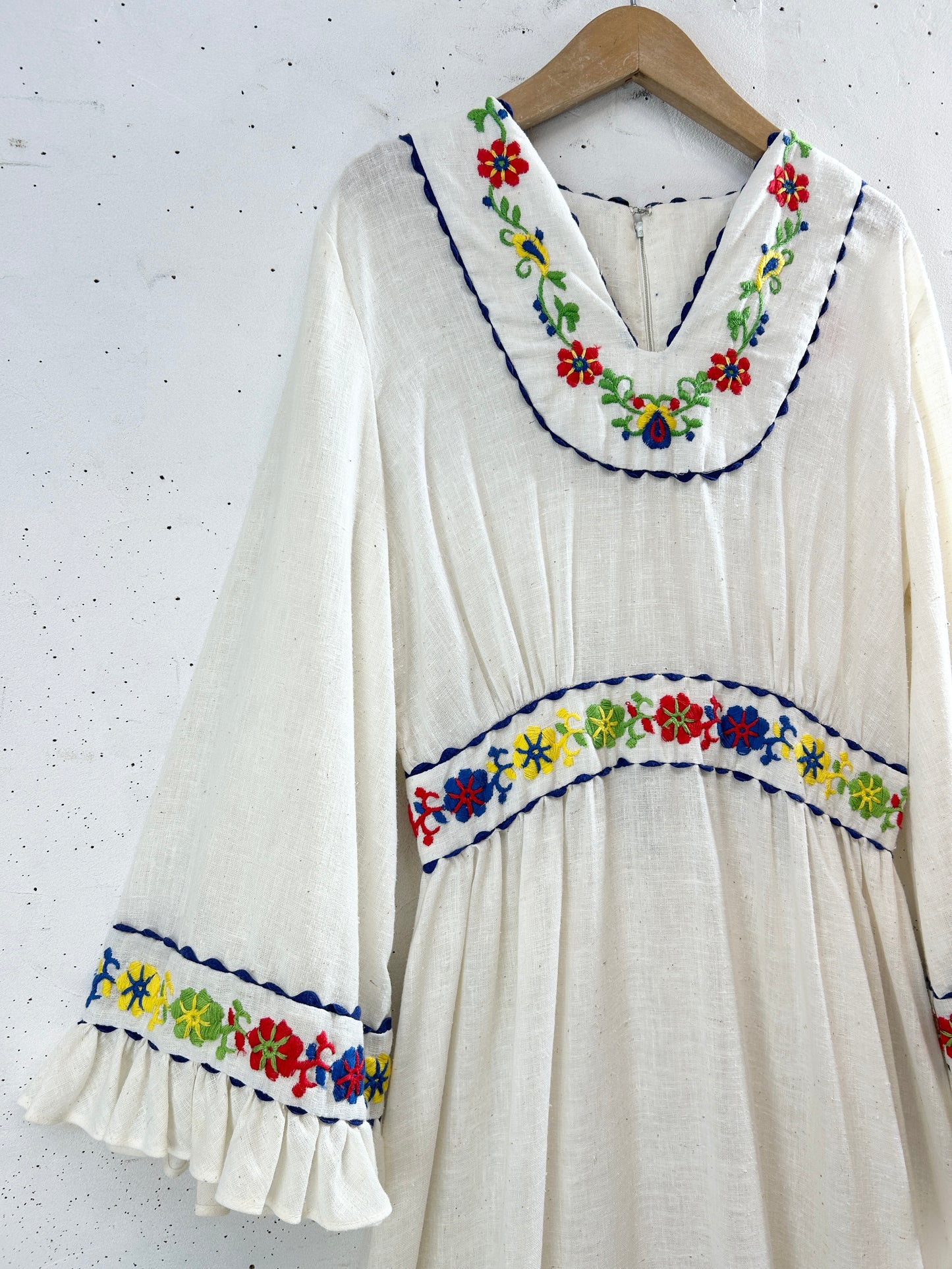 '70s Vintage Dress 〜Sears〜 [J30636]