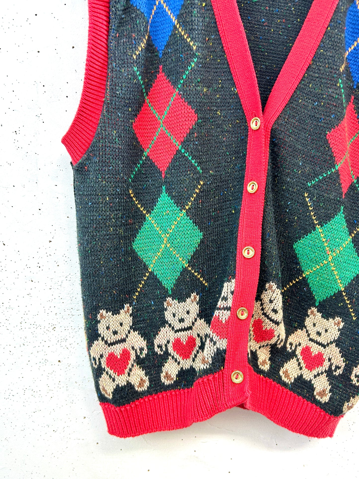 Vintage Knit Vest [B31669]