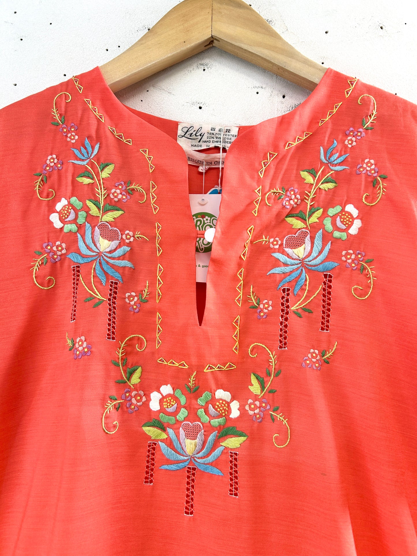 Vintage Embroidery Tunic [D32170]