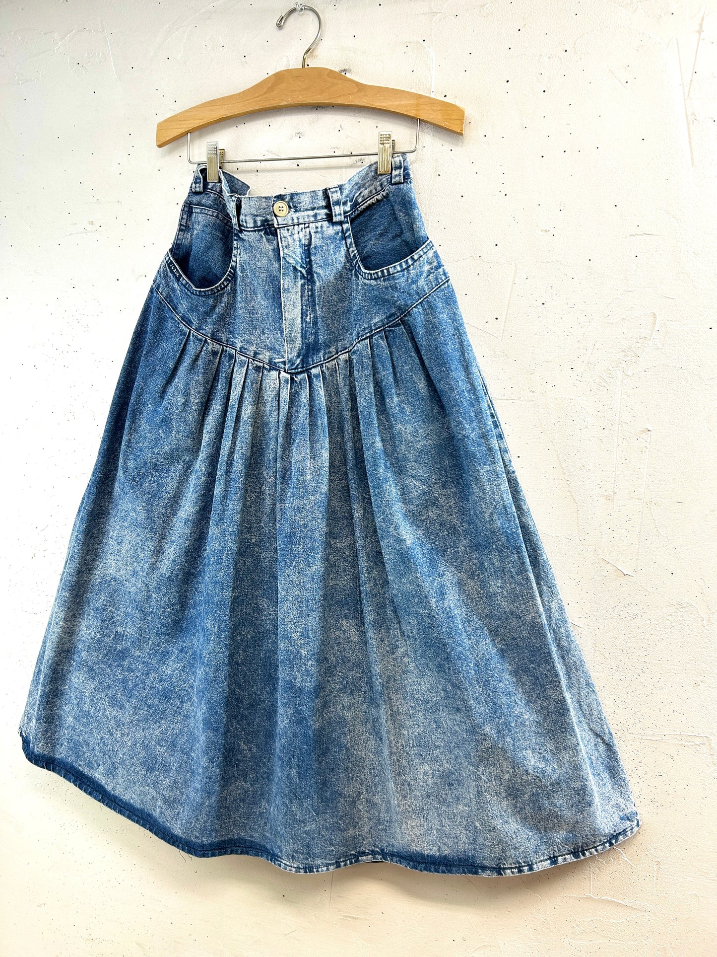 Vintage Denim Skirt  [E32433]