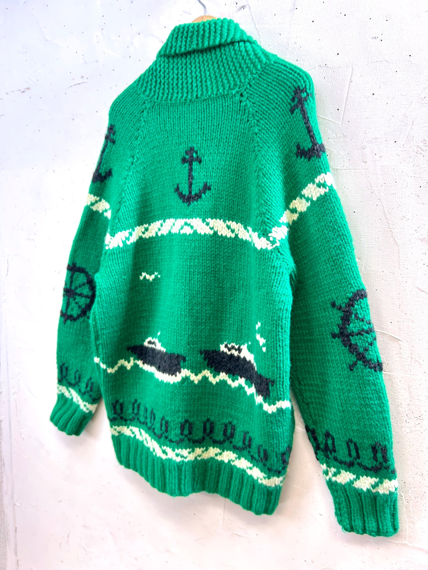 Vintage Cowichan Knit Cardigan [K30930]