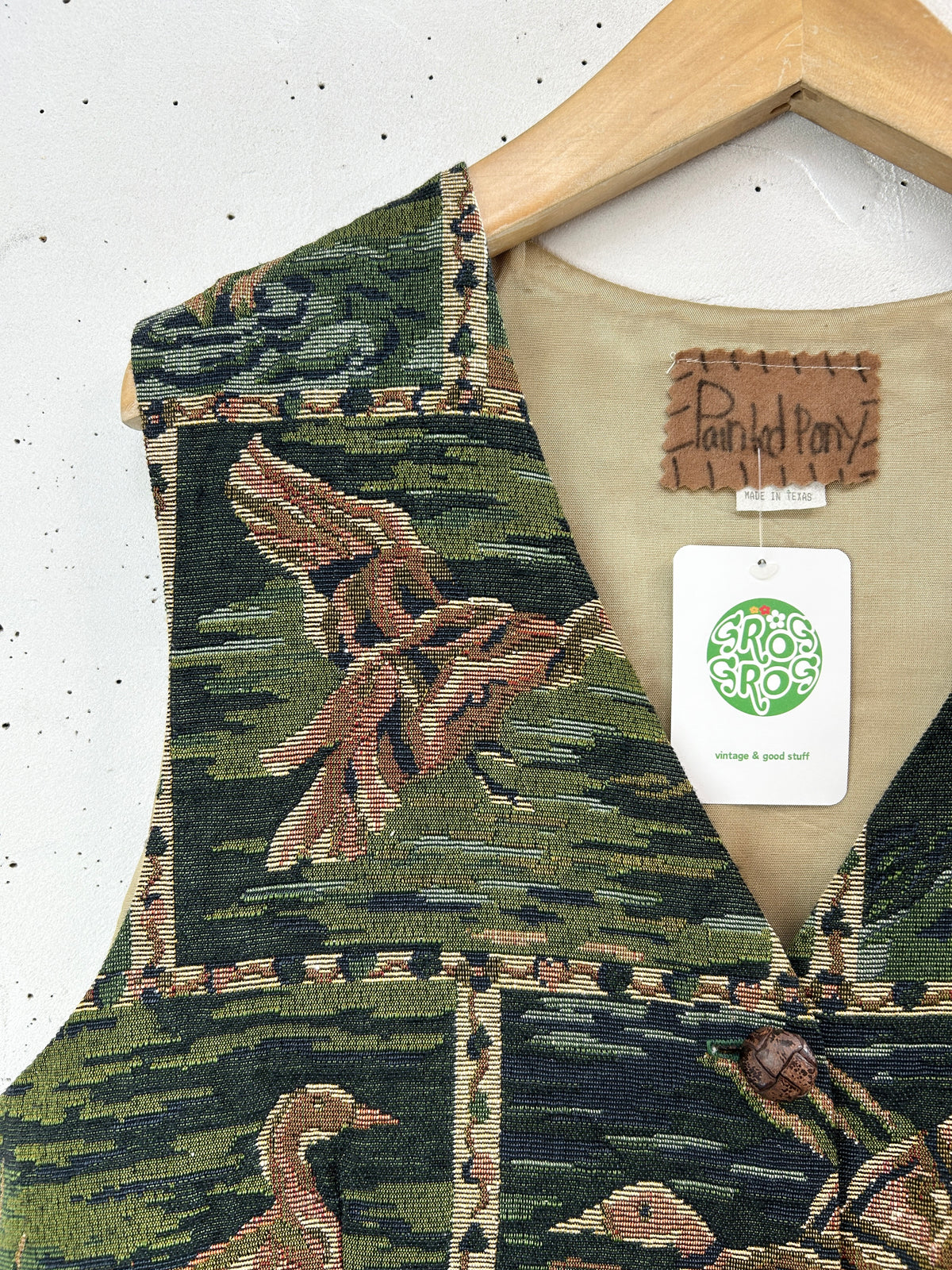 Vintage Gobelin Vest 〜Painted Pony〜 [J34116]