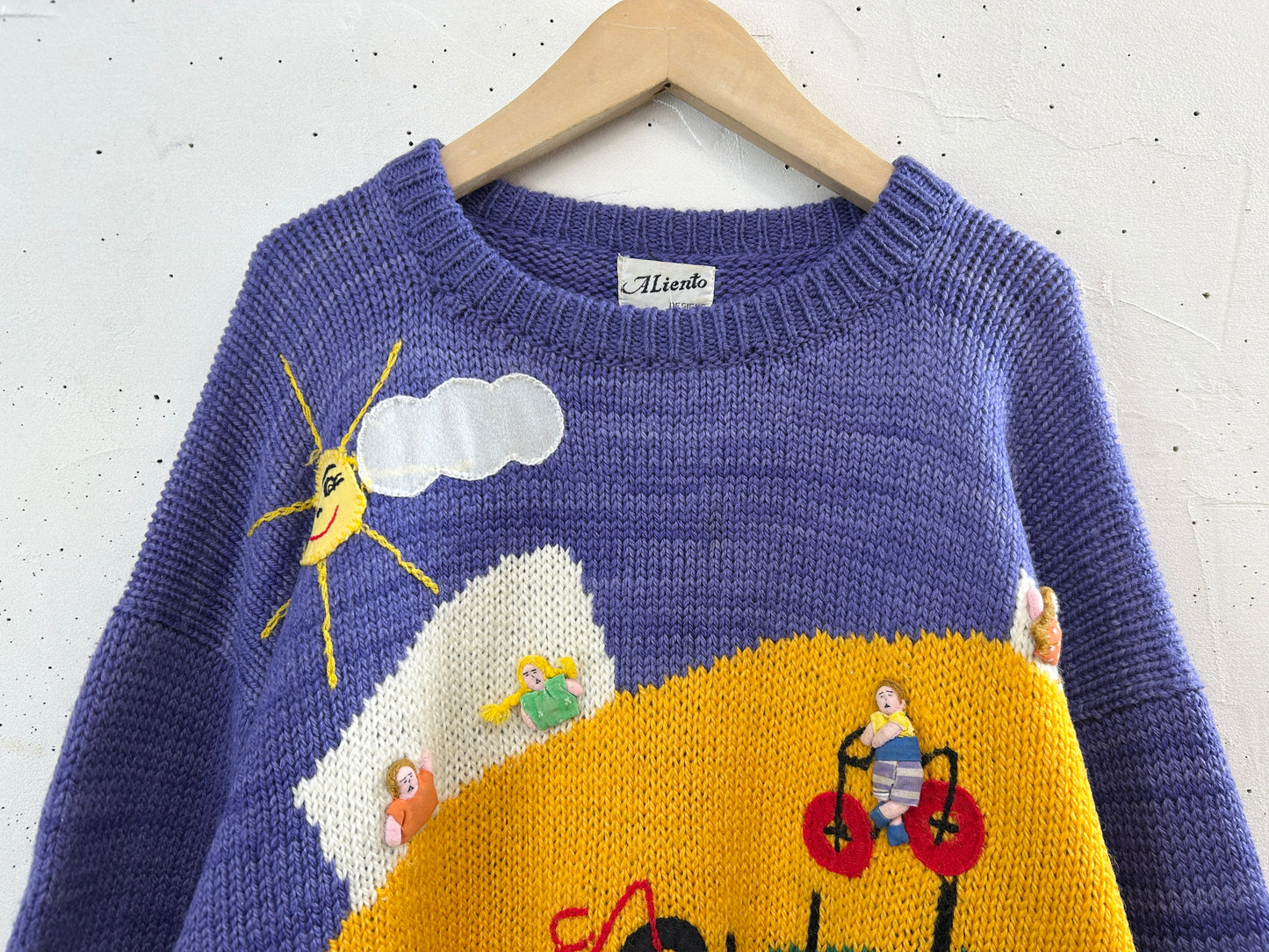 Vintage Hand Knit Sweater 〜MADE IN PERU〜 [A31229]