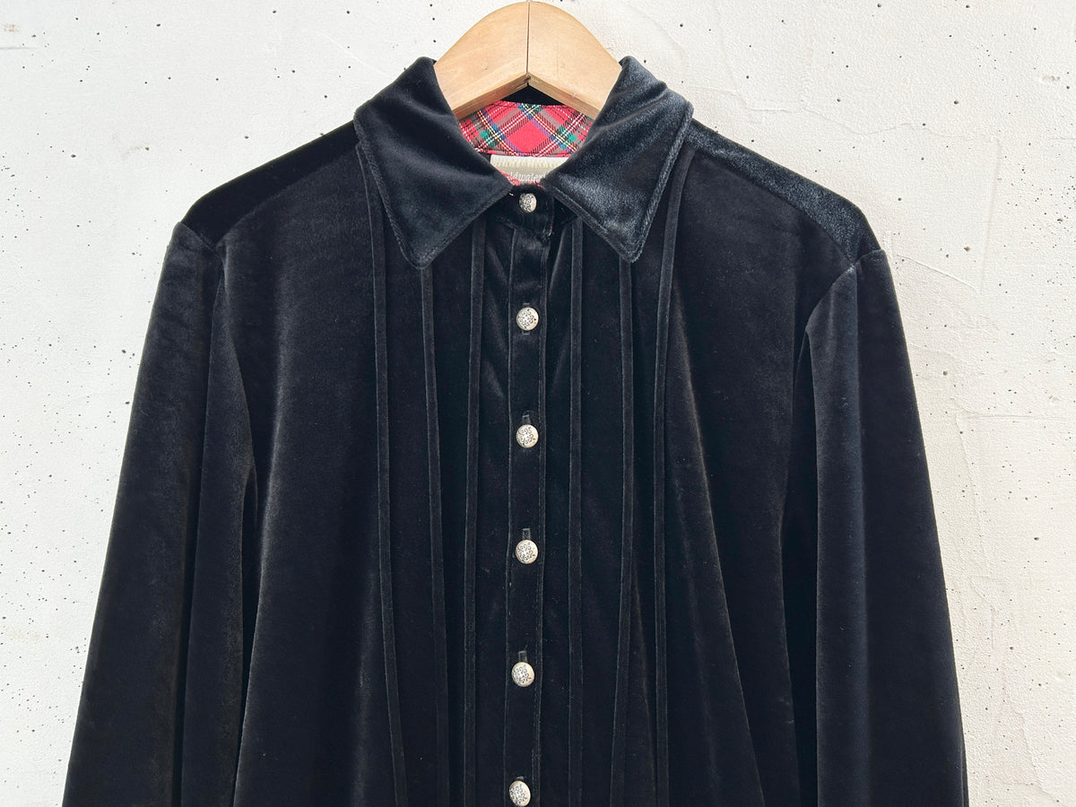 Vintage Velours Dress 〜MADE IN USA〜 [I34012]