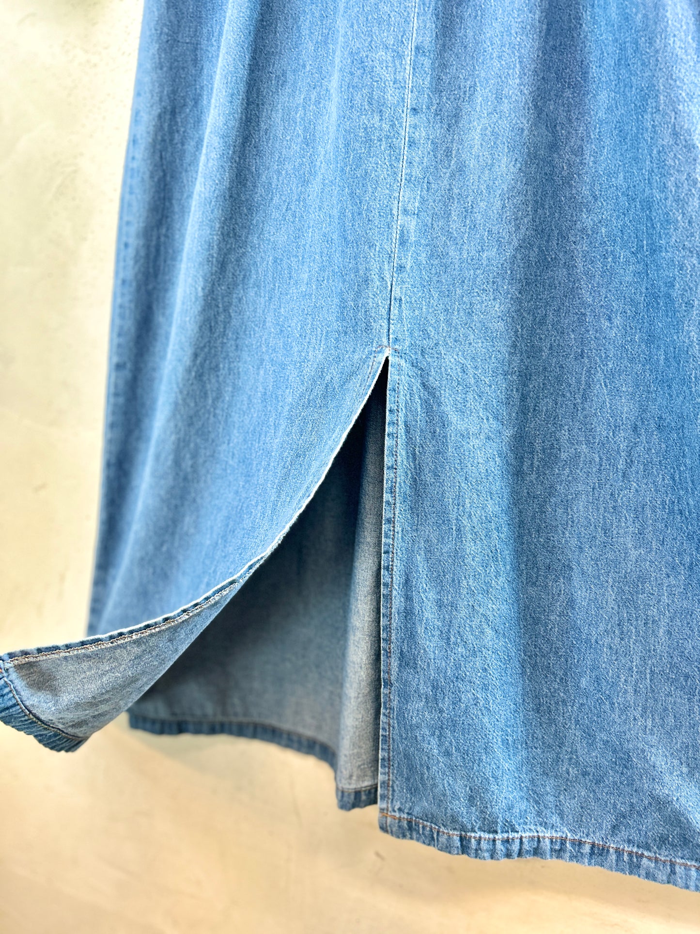 Vintage Denim Dress MADE IN USA [J30531]