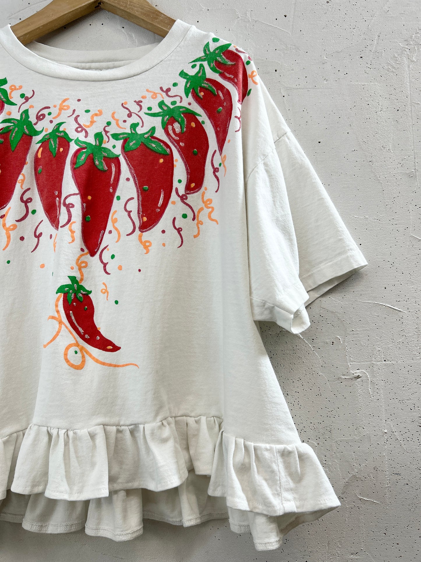 Vintage T Shirt 〜Funny dot CRAZY〜 [F32597]