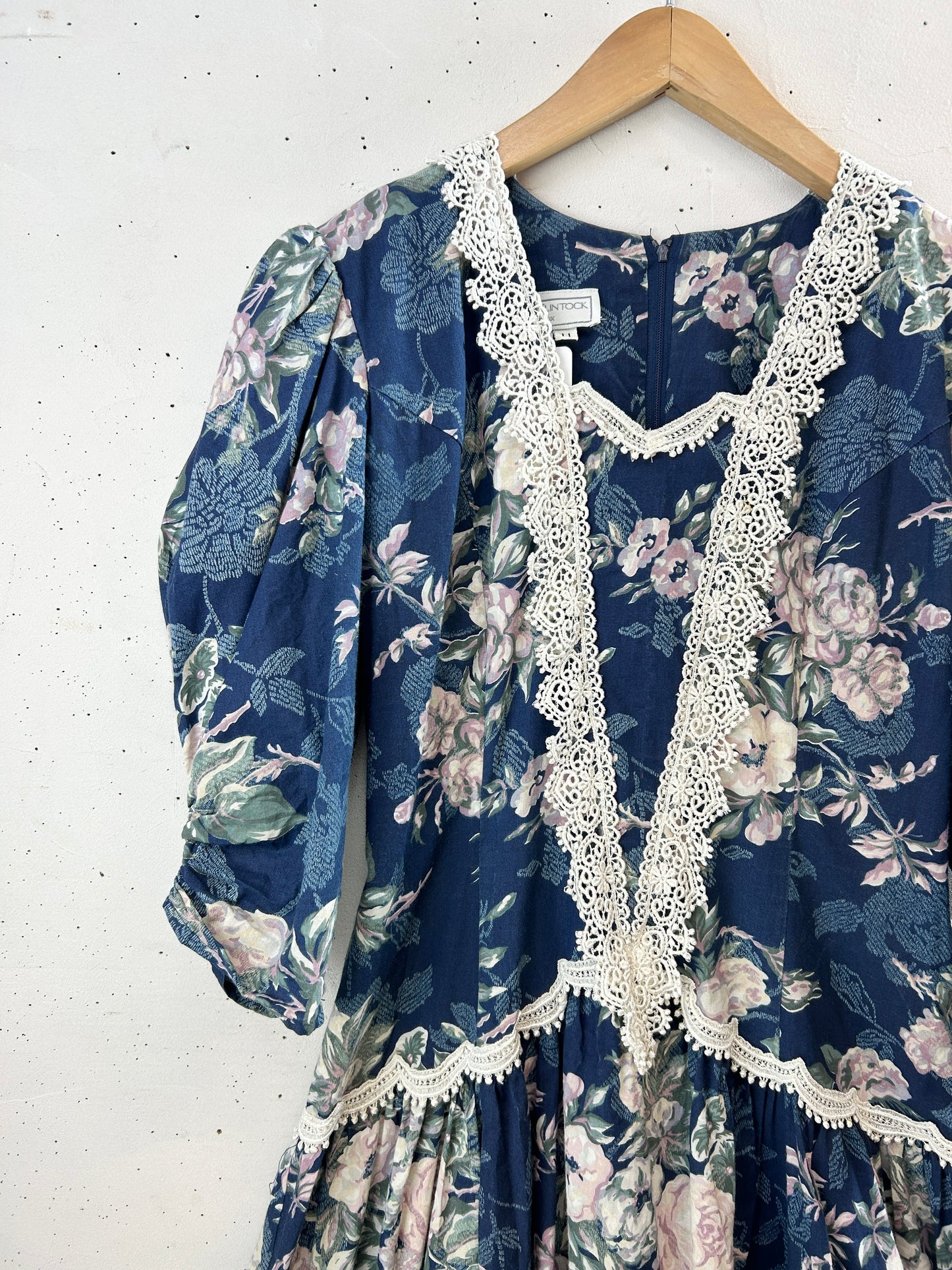 '80s Vintage Dress 〜JESSICA McCLINTOCK〜 [H30845]