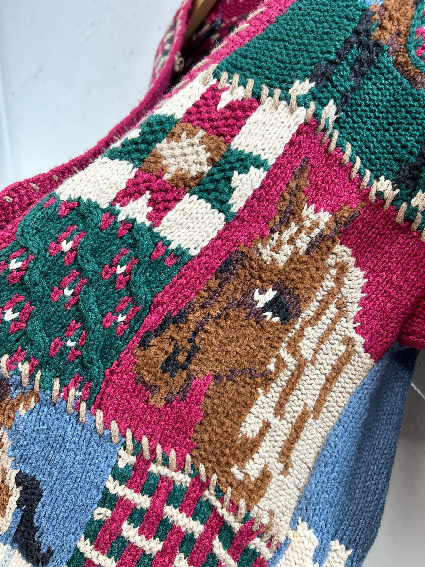 Vintage Cotton  Knit Cardigan [B31485]