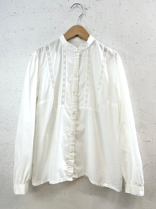 Vintage White Blouse [G32992]