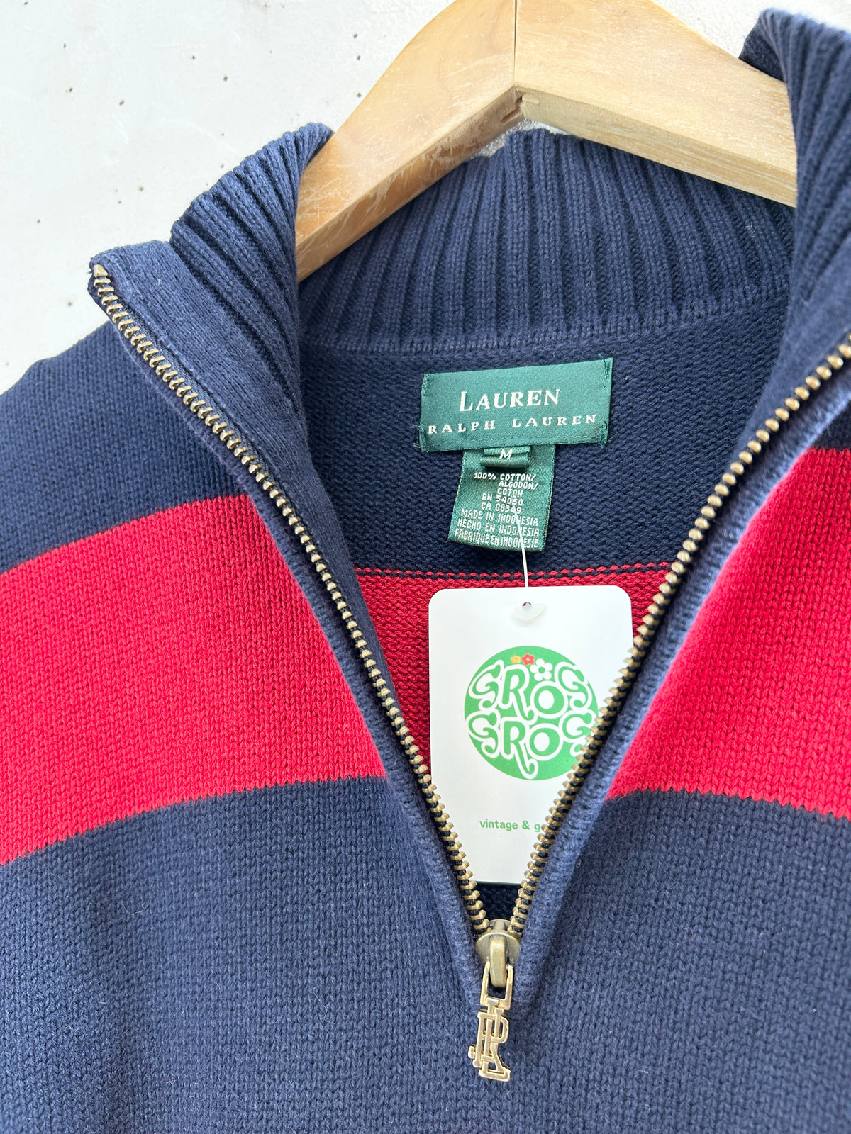 Vintage Cotton Knit 〜Ralph Lauren〜 [J34143]