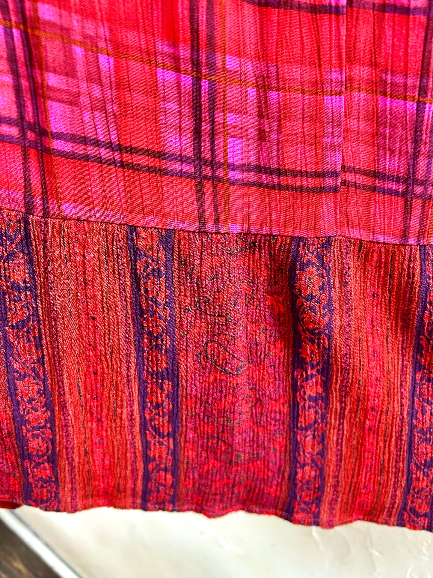 Vintage Tiered Skirt  [H30964]