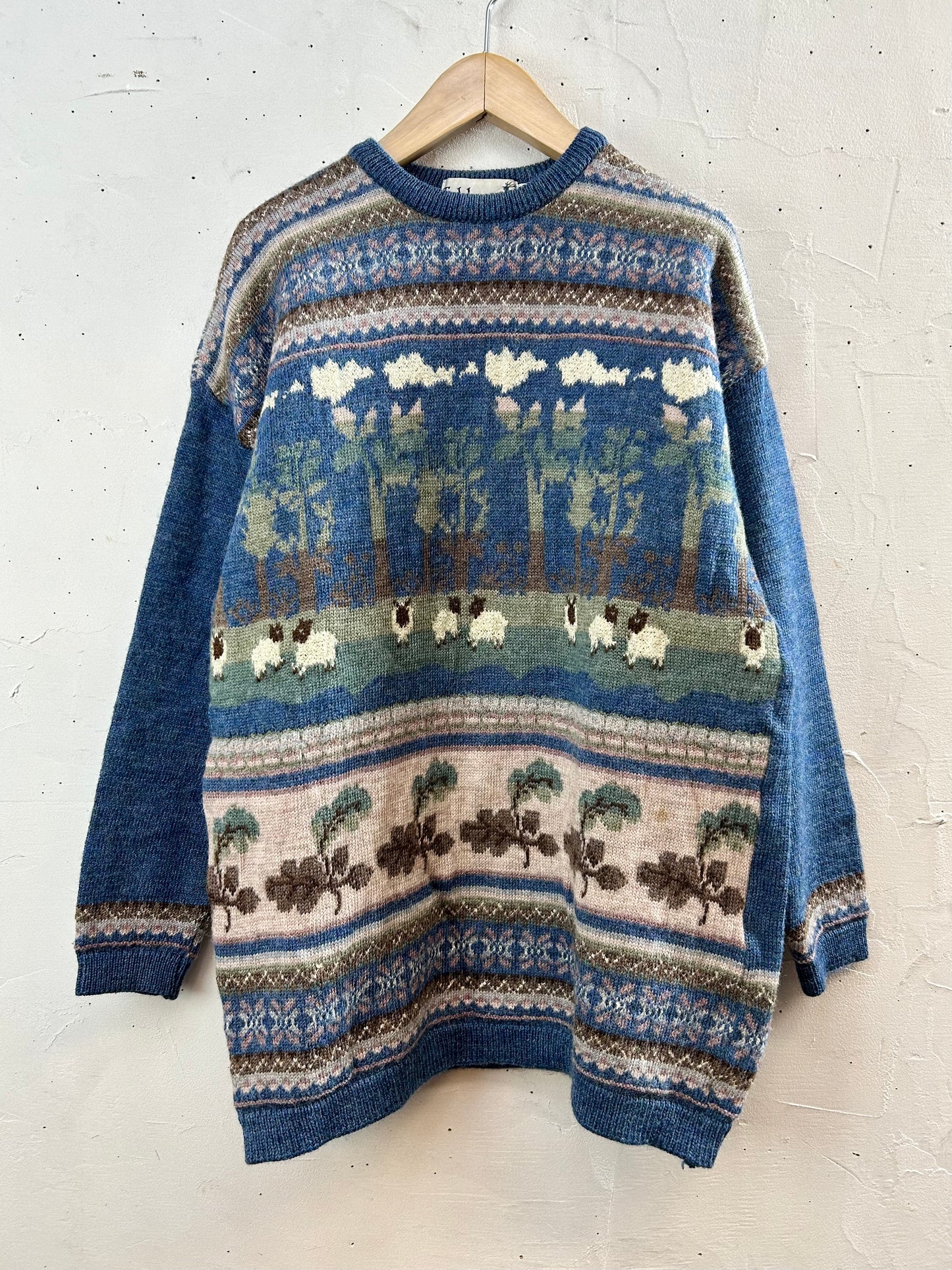 Vintage Knit Sweater [L29155]